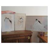 (3) Original RABBIT SouthWest Estate Artwork $$$