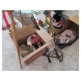 LOT Resale Goods Easel~Books~Hats~Household