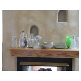 Shelf Collectibles OldJars~Lantern~Glass