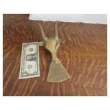 Solid Brass LongHorn Type Door Stopper Wedge