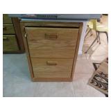21" Wood 2drawer File Cabinet