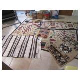 (4) SouthWest Throw Rugs