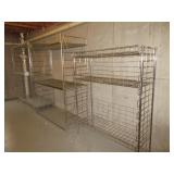 (3) HD Metal Shelving Units NICE