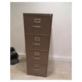 Metal Classic 4drawer File Cabinet w/ Key
