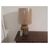 Neat WagonWheel Table Lamp
