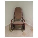 Classic Bent Wood Rocking Chair