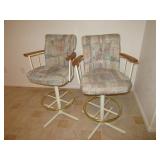 (3) THREE 30" Padded Barstools