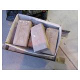 Vintage PUEBLO Themed Bricks on Roller Dolly $$$$