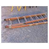 HD DualFold Extension Fiberglass Ladder