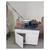 30" Cabinet w/ Top & Random Contents