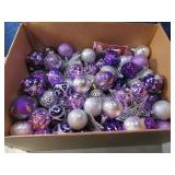 Lot Beautiful PURPLE & Silver Bulbs Decor
