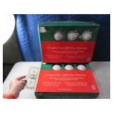 (2) New 6pc Glass Ball LED Light Sets $70 2of2