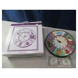 Vtg HOUSE OF LLOYD New XMAS 8" Wall Clock