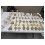 Amazing 50+ GOLD LOOK Ornament SET $$$$$