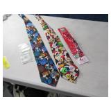 (3) Xmas Neckties Snoopy~LooneyTunes & Necklace