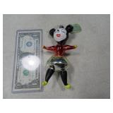6" ITALY HandPainted/Blown Glass MICKEY Ornament