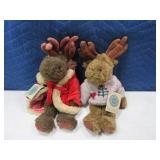 (2) 12" BOYDS BEARS Manfred~Maurice EXC