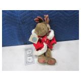 15" BOYDS BEARS Moose w/ Red Cape Light EXC