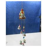 FG Shiny Glass 12" Xmas Windchime