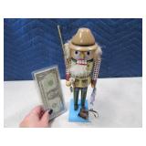 MERCK 10" Fisherman Wood NutCracker