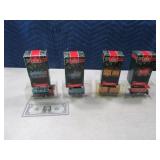 4pc Hallmark TRAIN Ornament SET