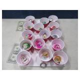 (15) Antique Glass Indented Bulbs Ornaments