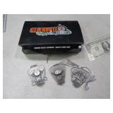 3pc HARLEY Engine Metal Ornament SET