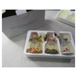 3pc PRINCESS HOUSE Snowman Ornament SET