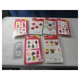 (7) Holiday Sucker Candy Mold SETS