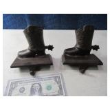 (2) Cowboy Boot Themed Stocking Holders