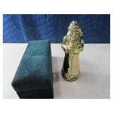 BOMBAY COMPANY GoldPlate Santa Corkscrew boxed