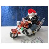 DanDee Santa On Motorcycle MotionSinging 13" YULE1