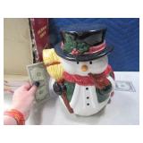 12" Snowman Cookie Jar
