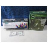(2) New HQ Christmas Light Sets Frosted~Commercial