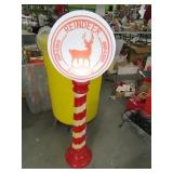 43" REINDEER CROSSING BarberPoleLook Decor Light