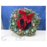 20" LightUp LED MultiColor Wreath