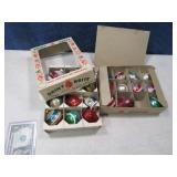 20+ Antique Glass 2" Ornaments SHINY~DOUBLGLO