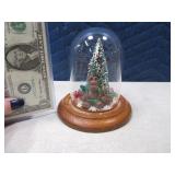 Glenwood Springs Signed 4" Glass Dome Figure