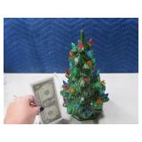 12" Vintage Ceramic Christmas Tree EXC