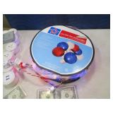 100LED G30 Globe Red/White/Blue Lights 30