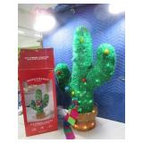 32" LightUp Christmas Cactus 70light Decor