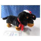 12" BatteryOp Weiner Dog Singing Plush