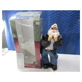 Harmonica Playing Santa Animated 18" Figure