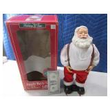 Jiggly Belly Dancing/Singing 18" BatteryOp Santa