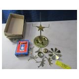 Vintage Metal 50s era Candle Holder