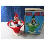 Vintage Musical Moving Pixie 10" JAPAN boxed Elf $
