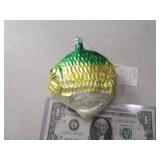 RADKO 4" Perch Type FISH Glass Ornament