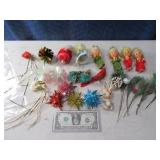 LOT Asst Vintage 60s Era Decor & Ornaments