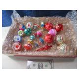(15+) Antique NICE Glass Ornaments Indent~Unique