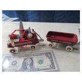 (2) Radio Flyer Wagon Ornaments